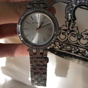 Silver Micheal Kors watch